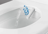 Geberit AquaClean Tuma Comfort sete og toalettskål, vegghengt