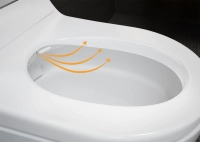 Geberit AquaClean Tuma Comfort sete og toalettskål, vegghengt