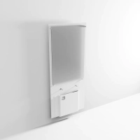 AddLife SlimLine servantoppheng med speil, elektrisk høyderegulering