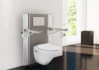 PLUS toalettstøtte, høyderegulerbar, uten veggskinne