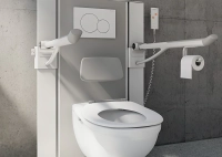 PLUS toalettstøtte, høyderegulerbar, uten veggskinne