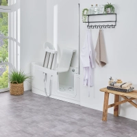 Easy Riser badekar med glassdør, hjørne