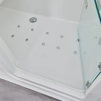 Easy Riser badekar med glassdør, hjørne