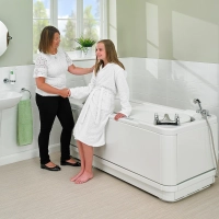 Gemini 2000 badekar med plattform og dobbeltløft-funksjon