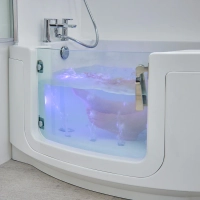 Indiana badekar med glassdør