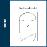 Florida badekar med dør