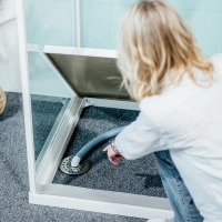 Västia SMART dusjkabinett med lav bunn