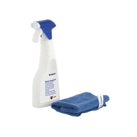 Geberit rengjøringsspray og microfiberklut