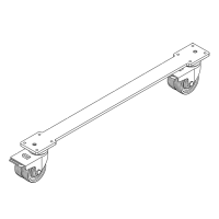 Hjul med brems til AddLife badekar