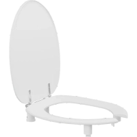 Dania 50 mm forhøyet toalettsete med åpen front