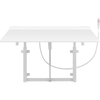 Pressalit veggmontert stellebord, oppfellbart, høyderegulerbart