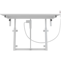 Pressalit veggmontert stellebord, oppfellbart, høyderegulerbart
