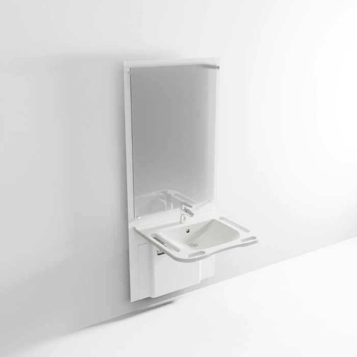 AddLife SlimLine servantoppheng med speil og elektrisk høyderegulering