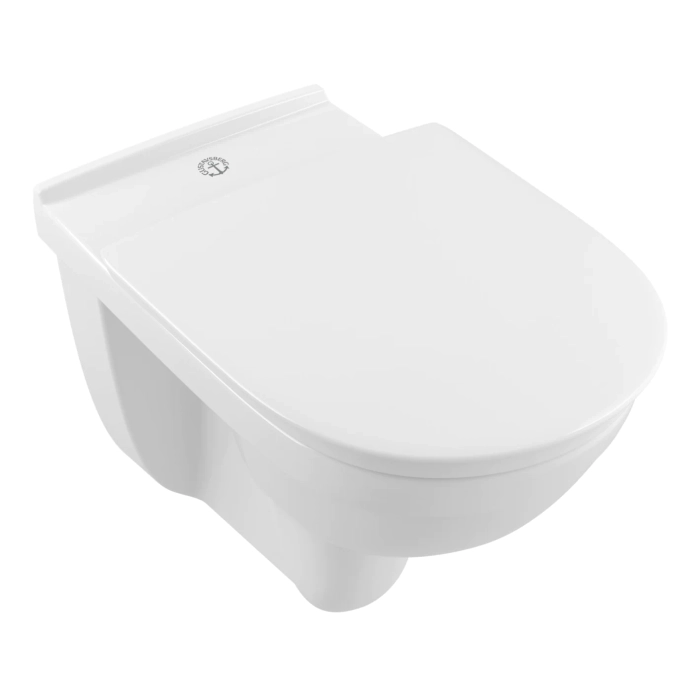 Gustavsberg toalettskål uten skyllekant, høy modell, vegghengt