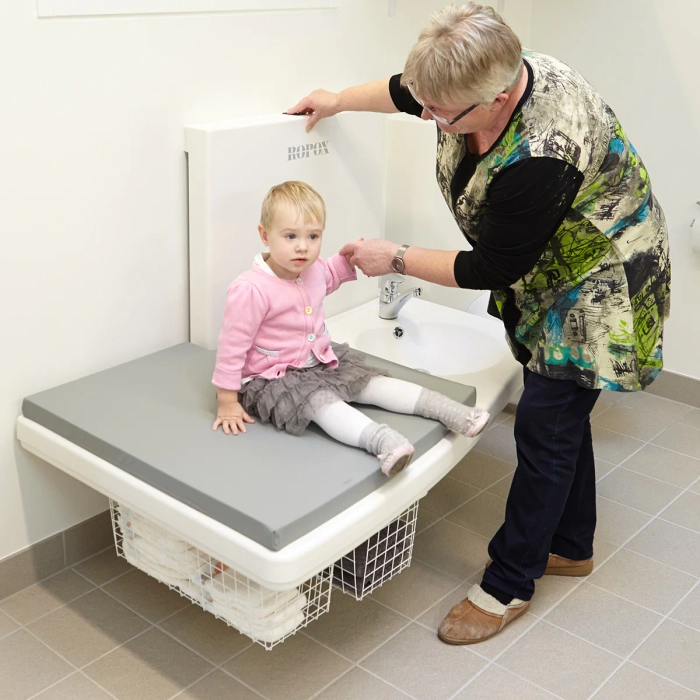 AddLife Maxi2 stellebord med vask, lavtgående