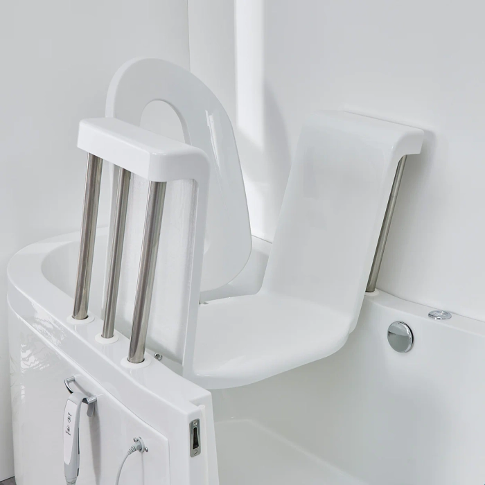 Easy Riser badekar med glassdør, hjørne