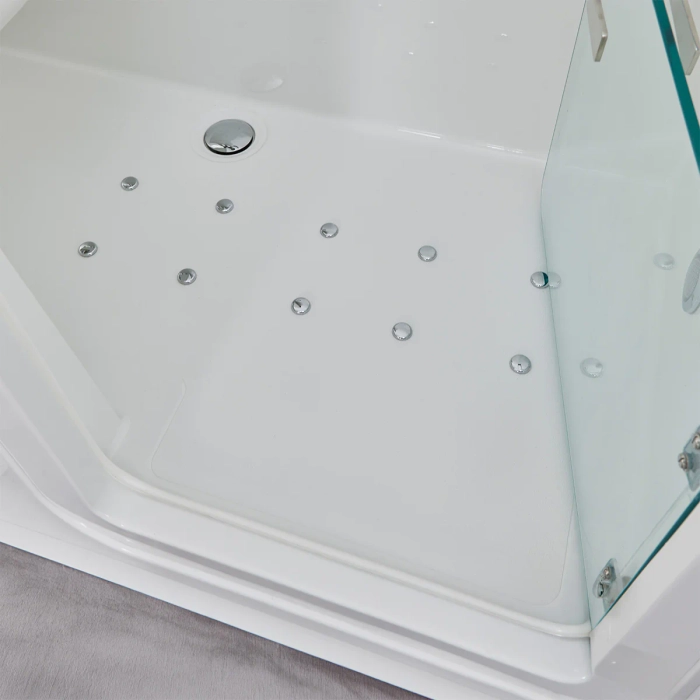 Easy Riser badekar med glassdør, hjørne