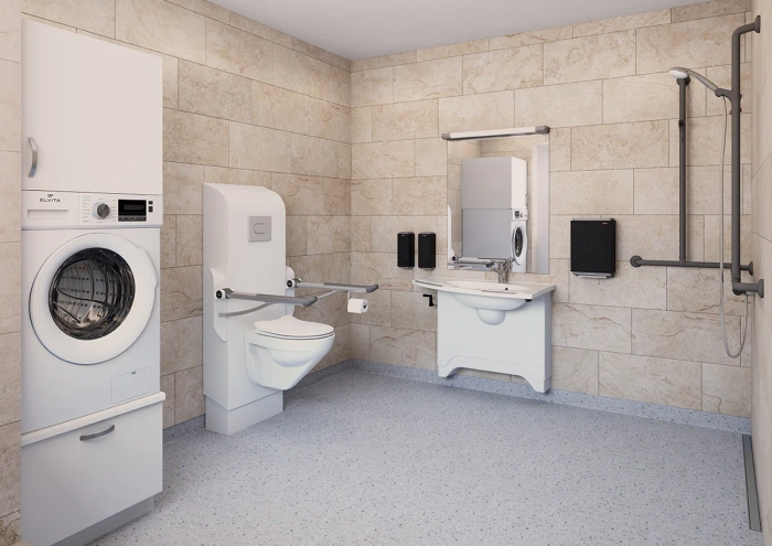 Servantoppheng til MATRIX Angle Deep servanter, høyde- og sideregulering