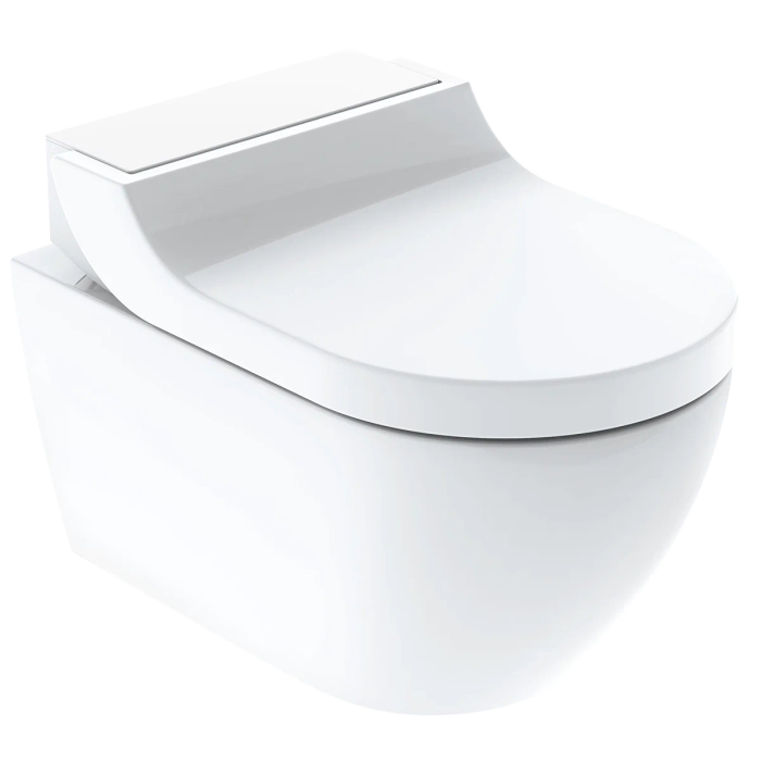 Geberit AquaClean Tuma Comfort sete og toalettskål, vegghengt