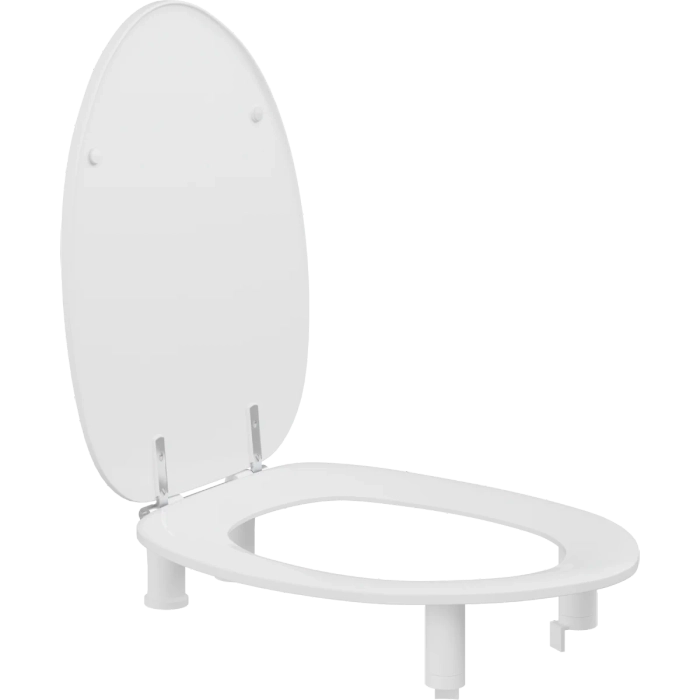 Dania 100 mm forhøyet toalettsete