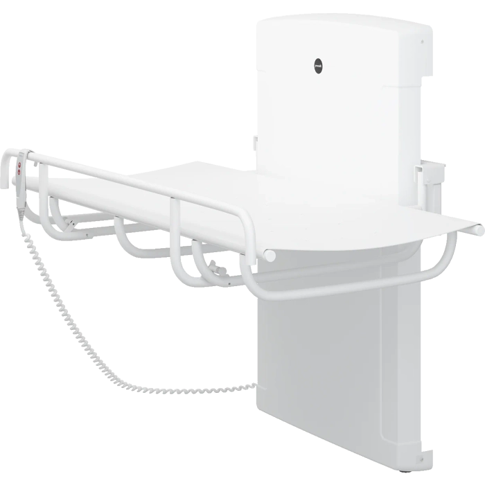 SCT 1000 dusjstellebord, høyderegulerbart