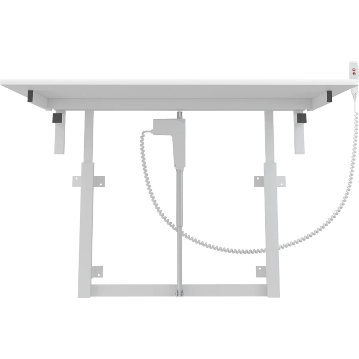Pressalit veggmontert stellebord, oppfellbart, høyderegulerbart