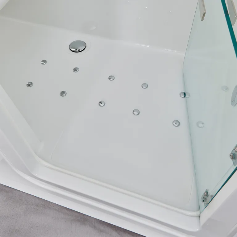 Easy Riser badekar med glassdør, hjørne