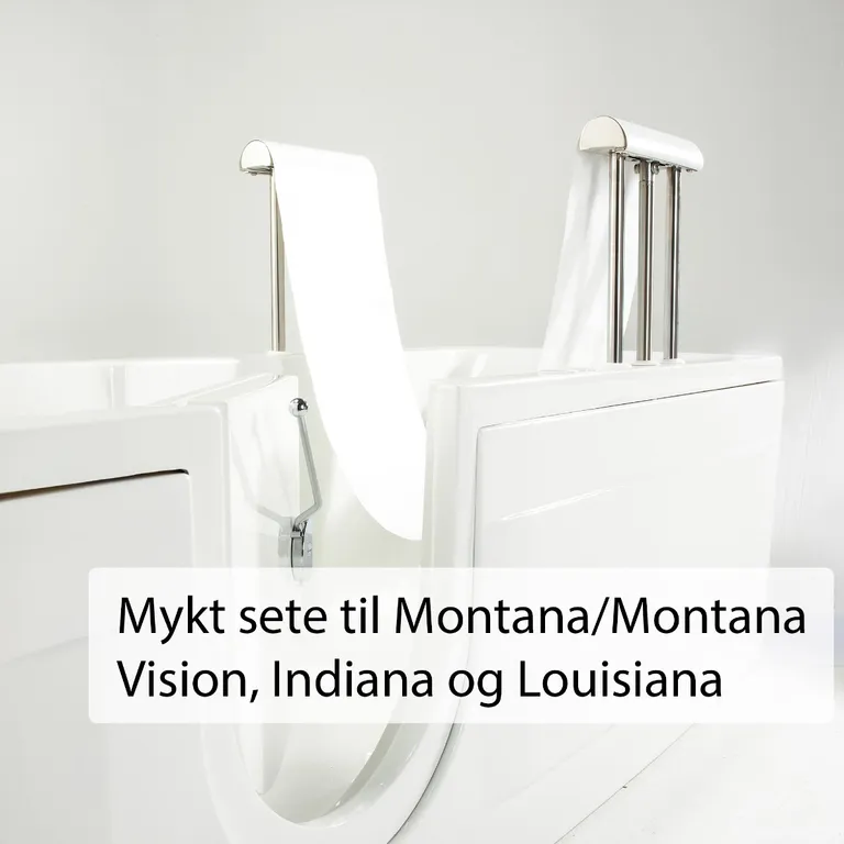 Montana Vision badekar med glassdør