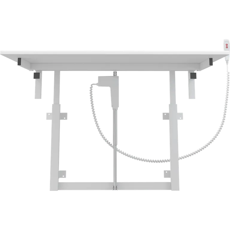 Pressalit veggmontert stellebord, oppfellbart, høyderegulerbart